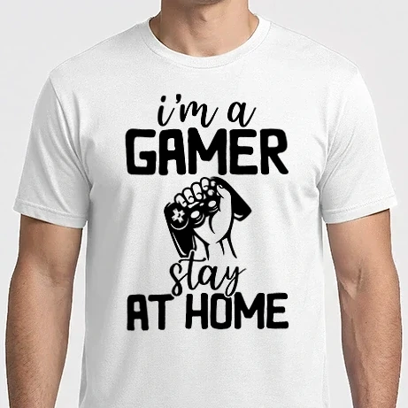 Férfi Imperial póló - I'M A GAMER STAY AT HOME