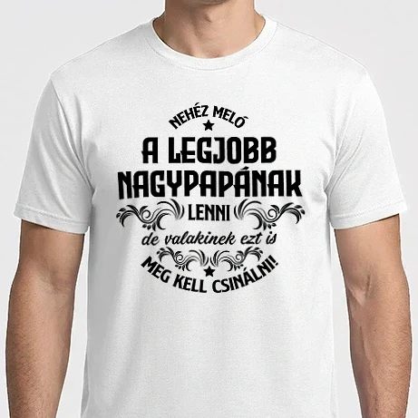 Férfi Imperial póló - Nehéz meló legjobb papa