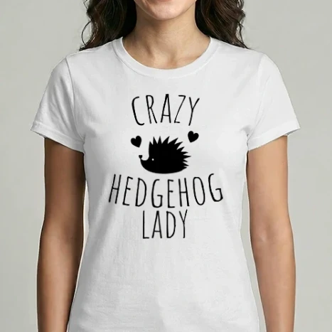 Női Imperial póló - CRAZY HEDGEHOG LADY
