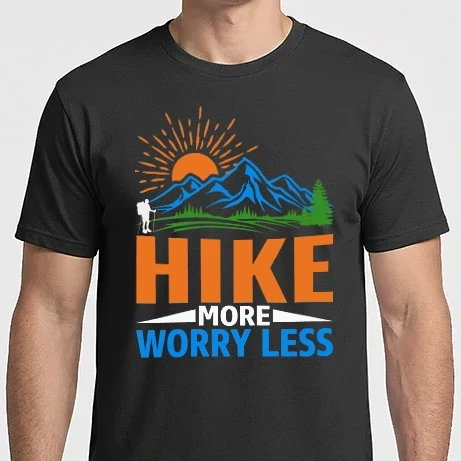 Férfi Imperial póló - Hike more worry less