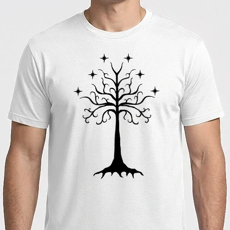 Férfi Imperial póló - Gondor fehér fája