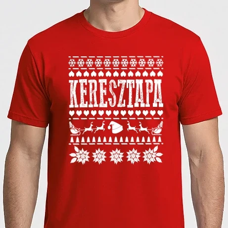 Férfi Imperial póló - Ugly sweater keresztapa