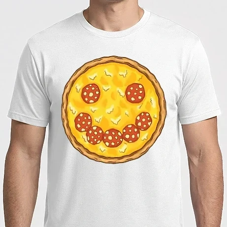 Férfi Imperial póló - Smiley Pizza