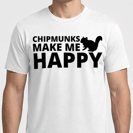 Férfi Imperial póló - Chipmunks make me happy