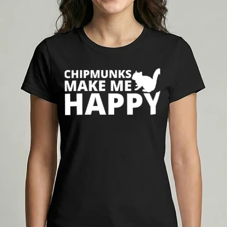 Női Imperial póló - Chipmunks make me happy