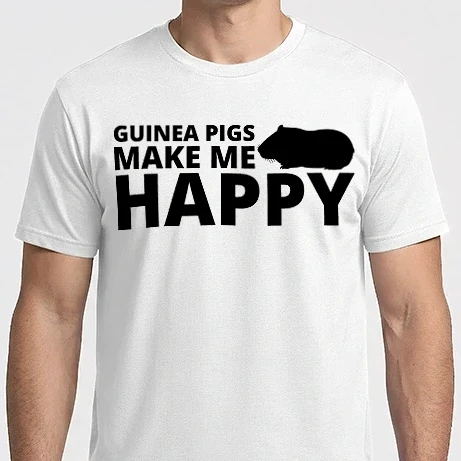 Férfi Imperial póló - Guinea pigs make me happy
