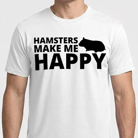 Férfi Imperial póló - Hamsters make me happy
