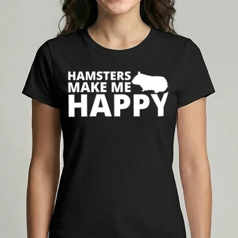 Női Imperial póló - Hamsters make me happy