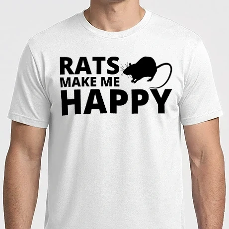 Férfi Imperial póló - Rats make me happy