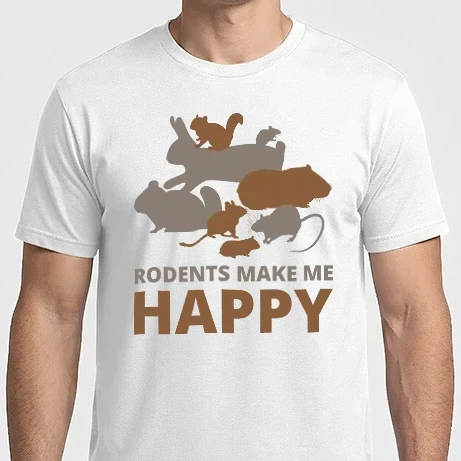 Férfi Imperial póló - Rodents make me happy