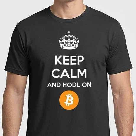 Férfi Imperial póló - Keep calm and hodl on Bitcoin!