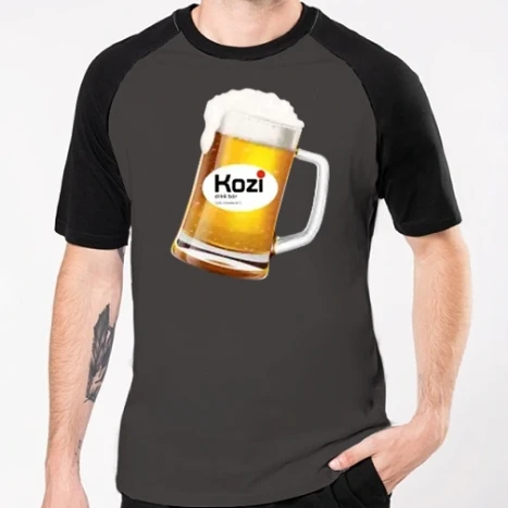 Férfi Baseballpóló - Kozi Drink Bár