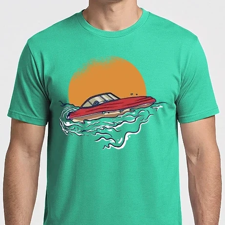 Férfi Imperial póló - Motorcsónak