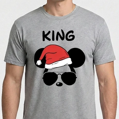 Férfi Imperial póló - mickey santa king
