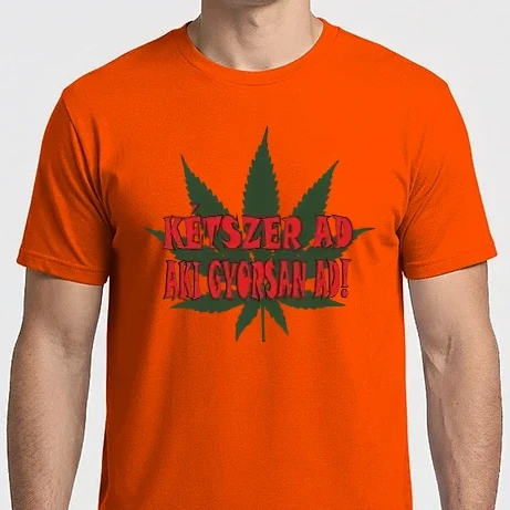 Férfi Imperial póló - Kannabisz