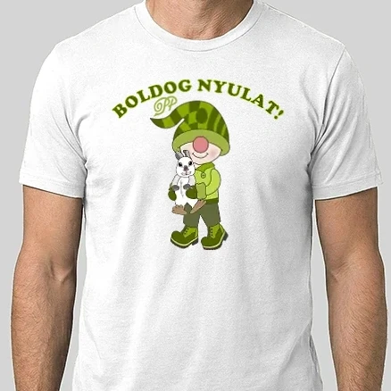 Férfi Alap póló - Boldog Nyulat