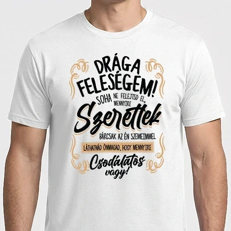 Férfi Imperial póló - Drága feleségem