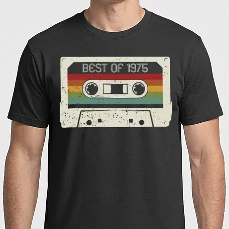 Férfi Imperial póló - retro tape 1975 vintage