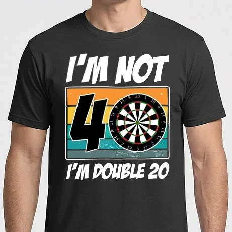 Férfi Imperial póló - I'm not 40 I'm double 20 darts birthday
