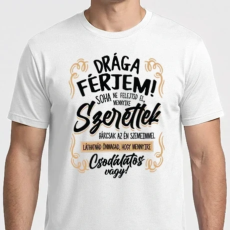 Férfi Imperial póló - Drága férjem