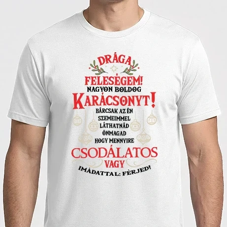 Férfi Imperial póló -   DÍSZES FELESÉGEMNEK