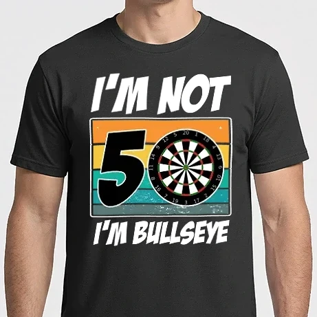 Férfi Imperial póló - I'm not 50 I'm bullseye darts birthday