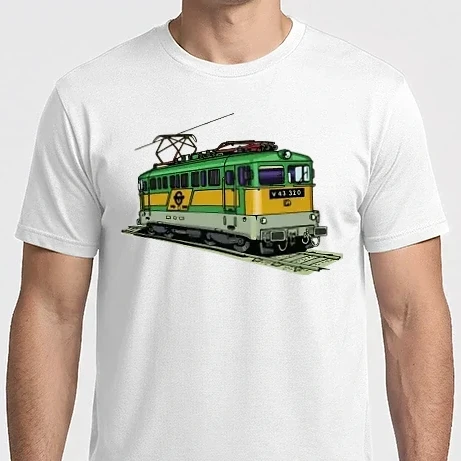 Férfi Imperial póló - V43 mozdony 