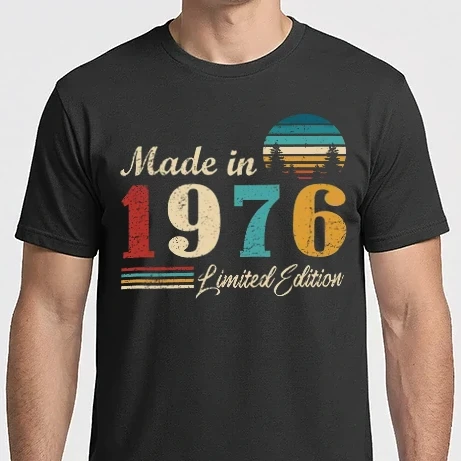 Férfi Imperial póló - Vintage birthday 1976
