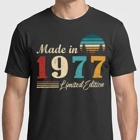 Férfi Imperial póló - Vintage birthday 1977