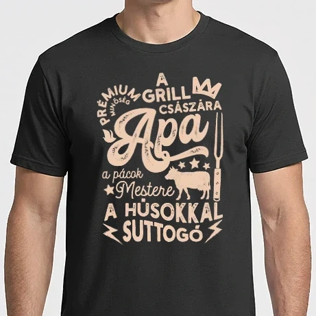 Férfi Imperial póló - Apa a grill császára