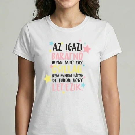 Női Imperial póló - A legjobb barátnő csillag