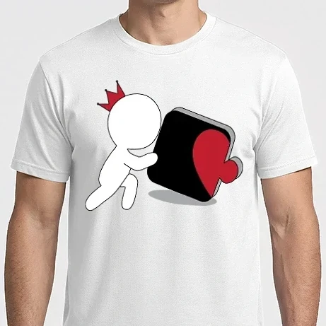 Férfi Imperial póló - Szívem párja - páros (fiú)