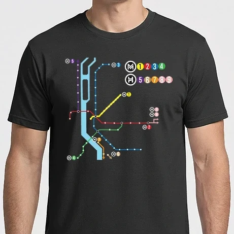 Férfi Imperial póló - Budapest metró