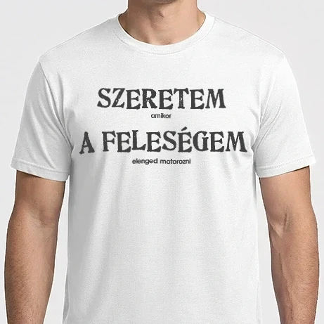 Férfi Imperial póló - szeretem a feleségem