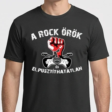 Férfi Imperial póló - A rock örök ás elpusztíthatatlan