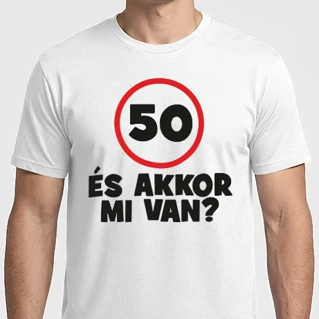 Férfi Imperial póló - Szülinap 50