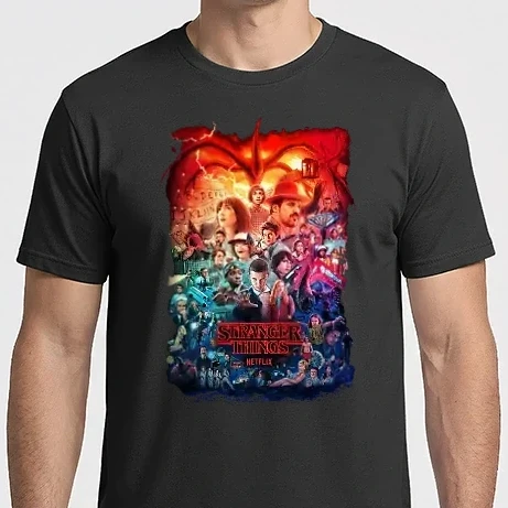 Férfi Imperial póló - STRANGER THINGS POSTER 
