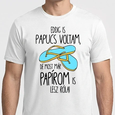 Férfi Imperial póló - Eddig is papucs voltam...