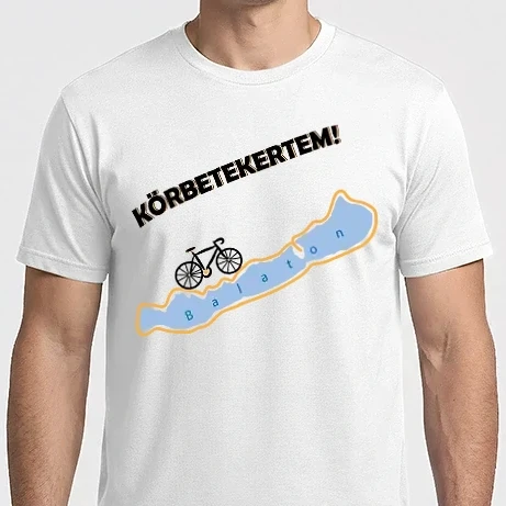 Férfi Imperial póló - Balatoni körút - Körbetekertem!