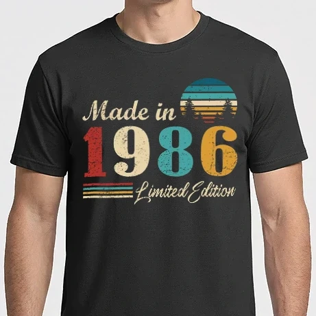 Férfi Imperial póló - Vintage birthday 1986