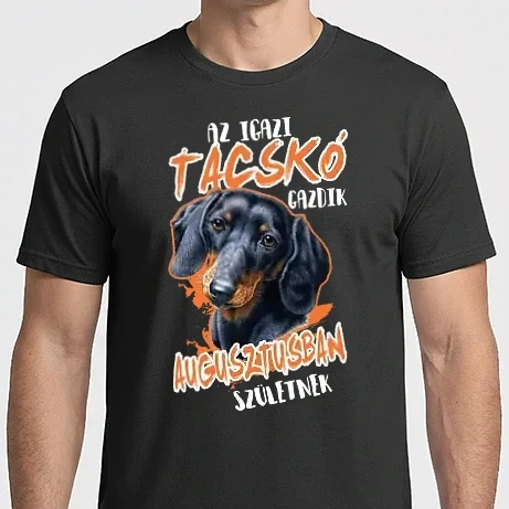 Férfi Imperial póló - Tacskó Augusztusban