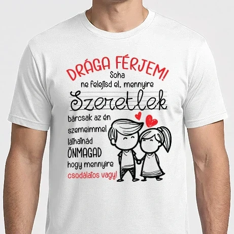 Férfi Imperial póló - CUKI Drága FÉRJEM