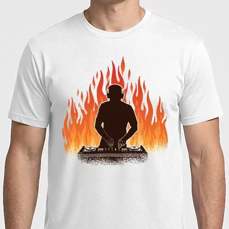 Férfi Imperial póló - DJ Flames