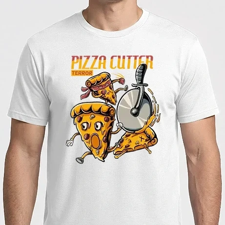 Férfi Imperial póló - Pizza vágó terror