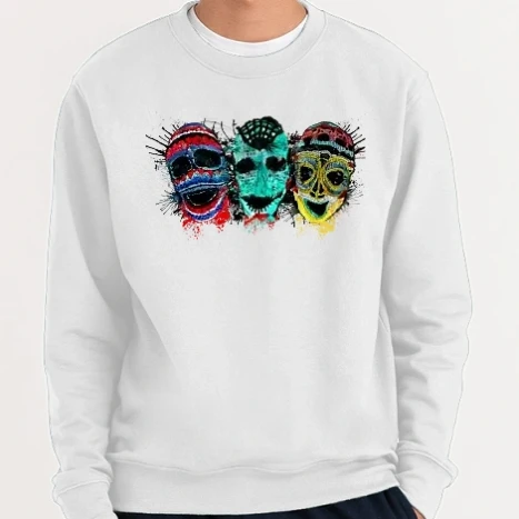 Férfi kerek nyakú pulóver - Design by Tripo