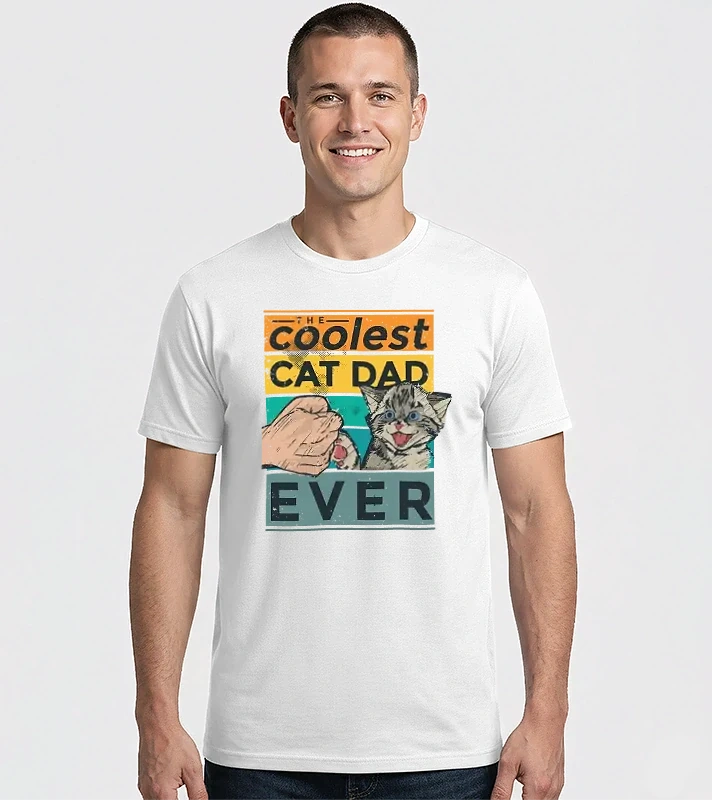 Coolest Cat Dad Ever - Legmenőbb Cicás Apa – Férfi Imperial póló