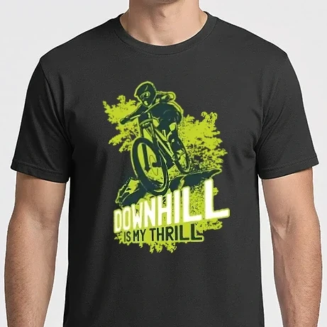 Férfi Imperial póló - Downhill Is My Thrill Bringás póló