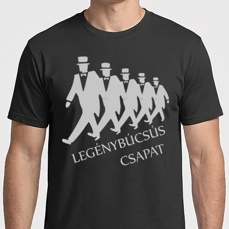 Férfi Imperial póló - Legénybúcsús csapat (inverz)