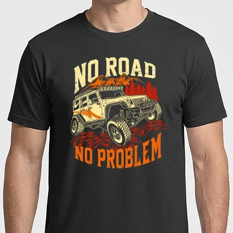 Férfi Imperial póló - No road no problem