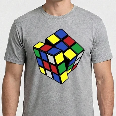 Férfi Imperial póló - Rubik kocka 